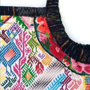 Emiluna Playa Tote Huipil NWT Artisan Guatemala